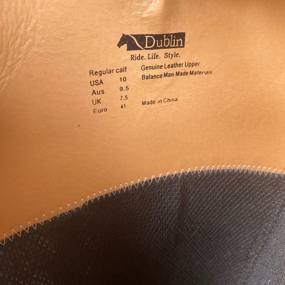 English Riding Boots - Picture 3 of 3